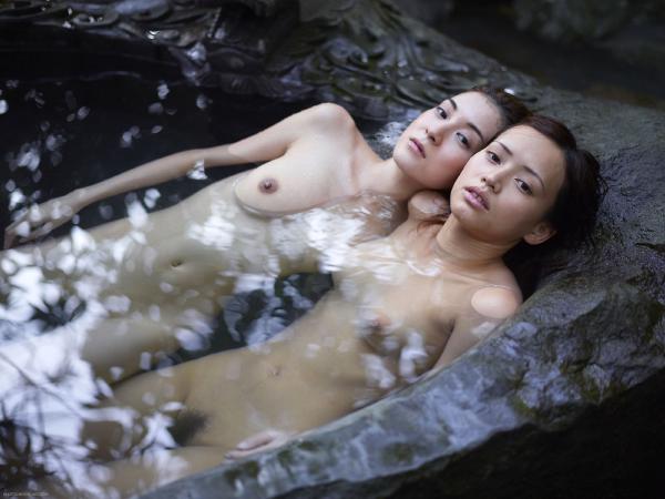 Mayuko og Saki drage varme kilder del 2 #33